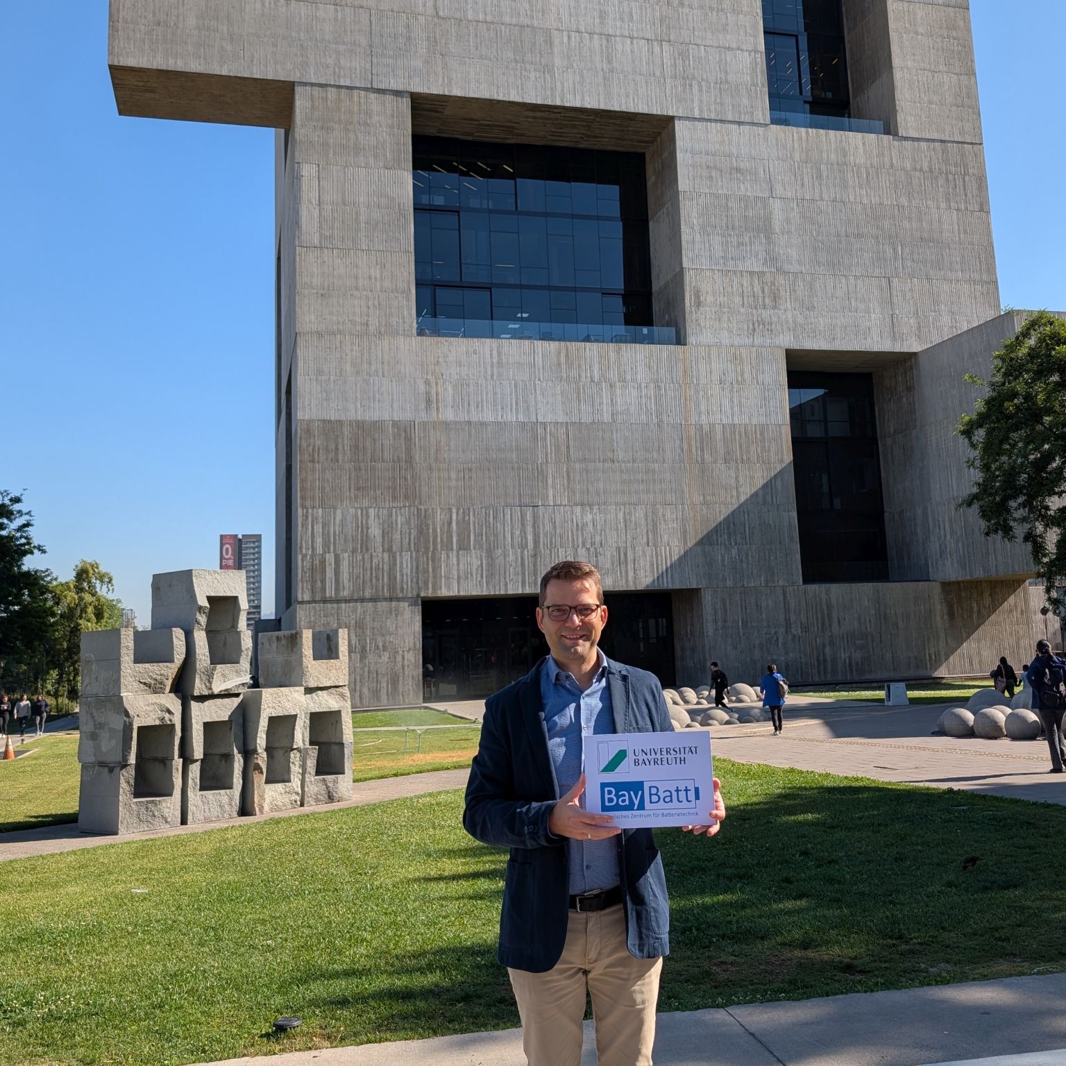 Prof. Danzer in Santiago